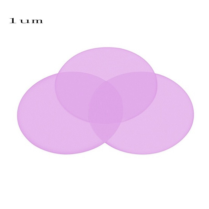 20pcs 127mm 1um Fiber Optic Diamond Polish Film Round Type Fiber Optic Polishing