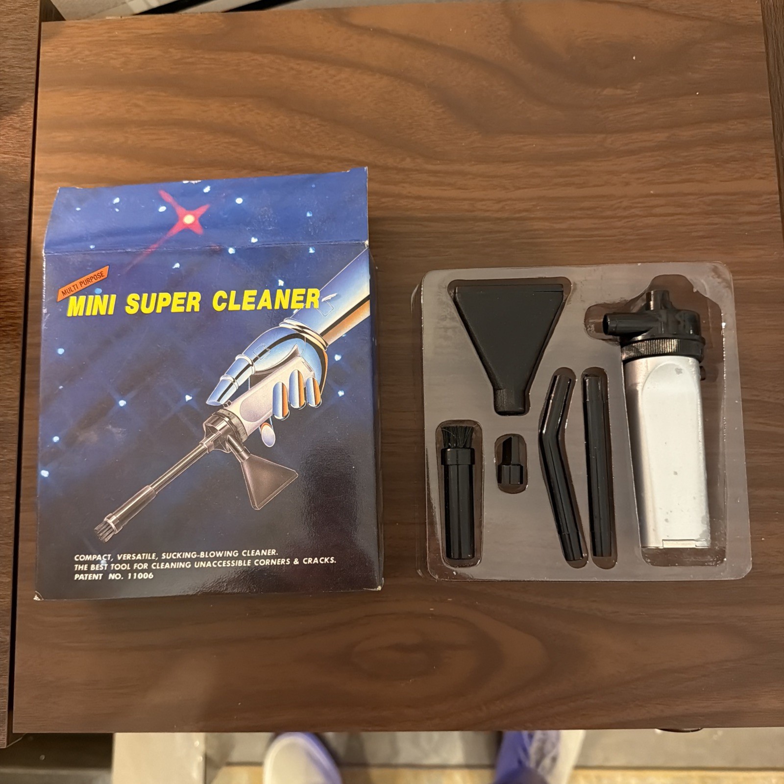 Vintage Mini Super Cleaner Electronic Vacuum Camera Computer Keyboard Cleaner