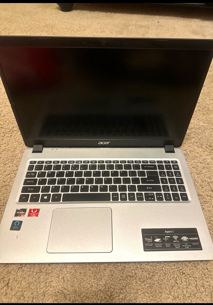 Acer Aspire 5 15.6" FHD Laptop Ryzen 3 4GB RAM 128GB SSD Silver 2021