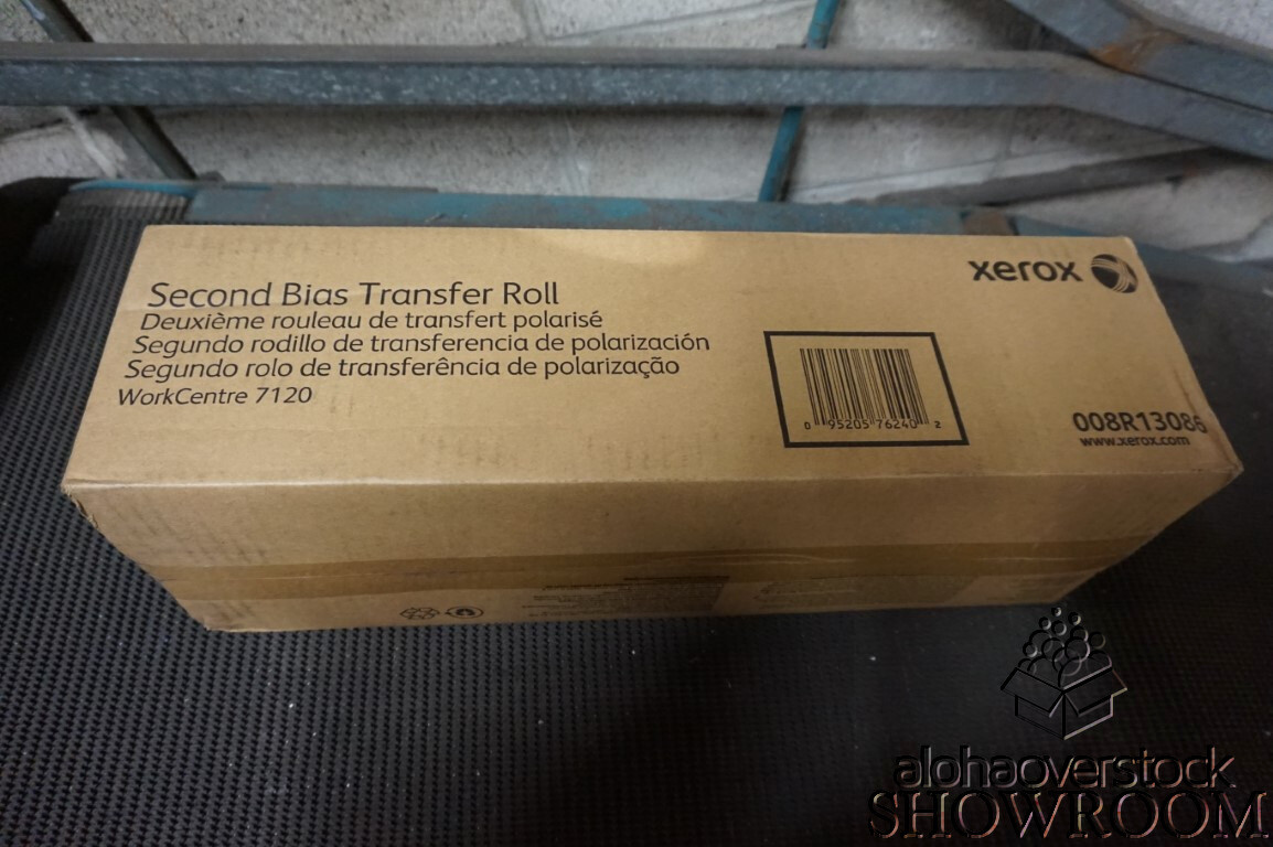 New Open Box Genuine OEM Xerox 008R13086 2nd Bias Transfer Roller WC 7120