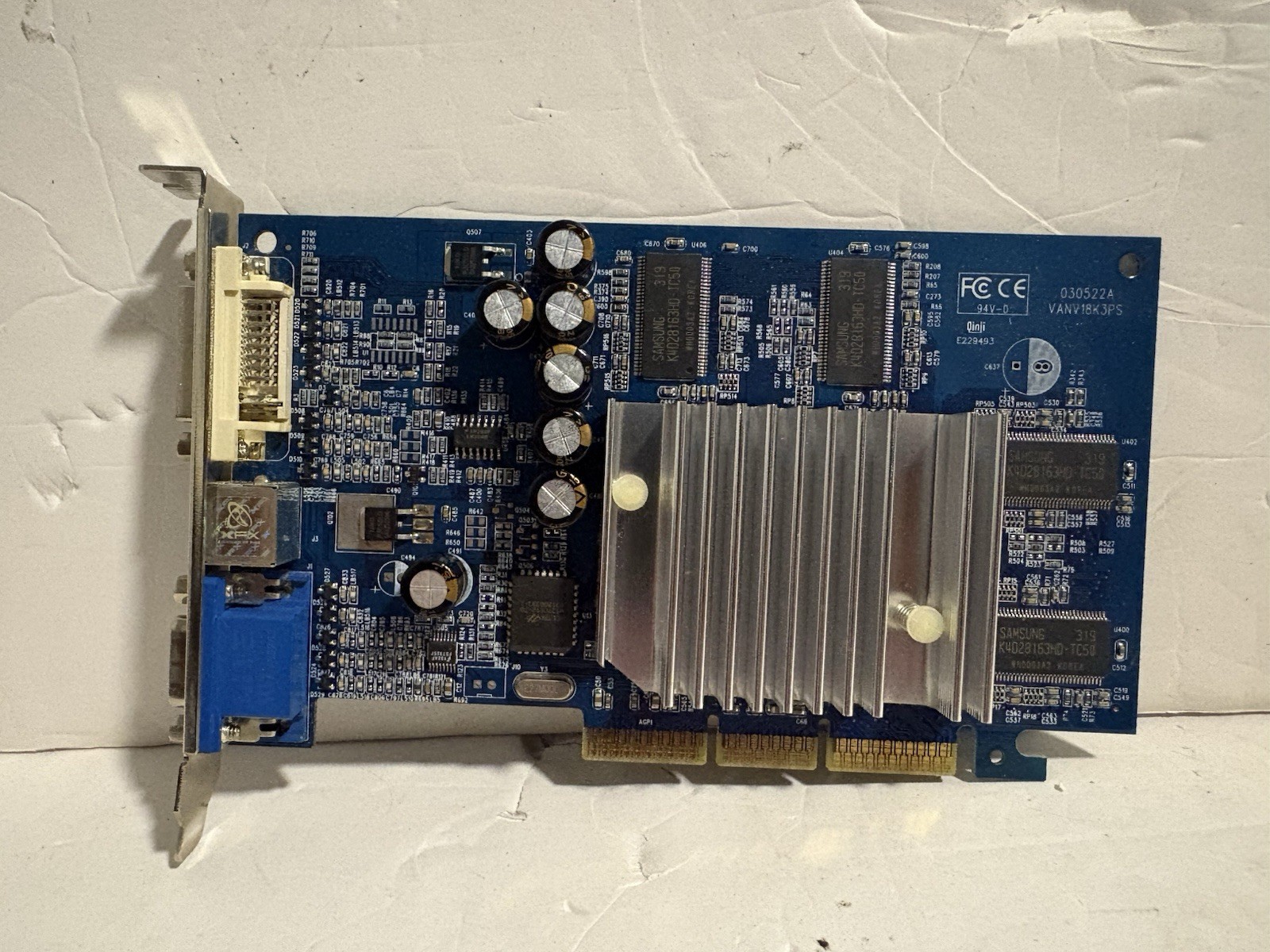 Nvidia GeForce4 MX440 128MB AGP Graphics Card Vintage Retro PC GPU XFX AGP8X DDR