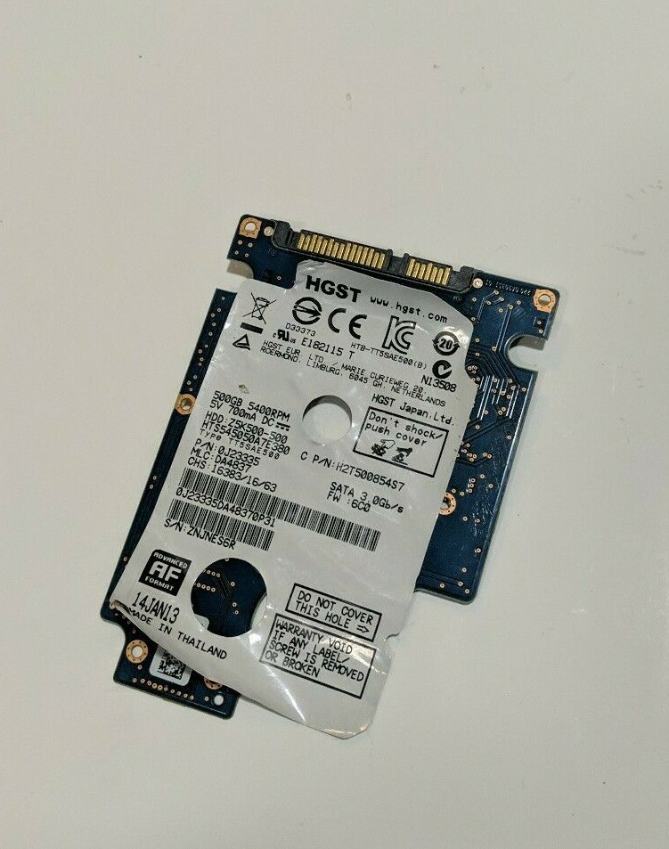 Z5K500-500, HTS545050A7E380, 0A90351, OJ23335 DA5256A, HGST SATA PCB ONLY