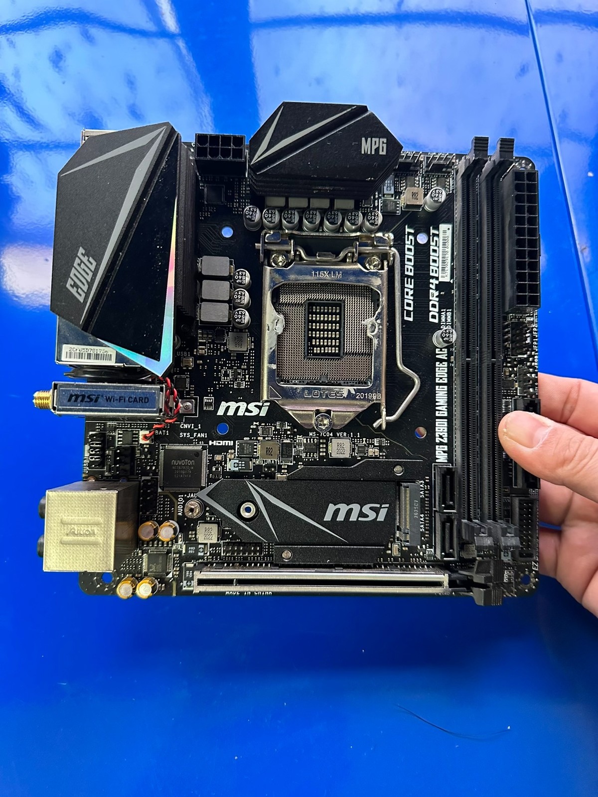MSI MPG Z390I GAMING LGA1151 Mini ITX Motherboard Intel Z390 Chipset Mainboard