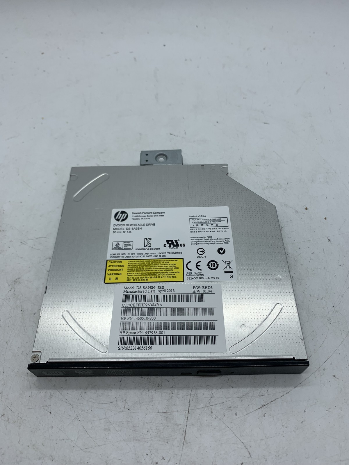 HP DS-8A9SH DS-8A9SH-JBS Internal DVD/CD Rewritable Drive ~ 