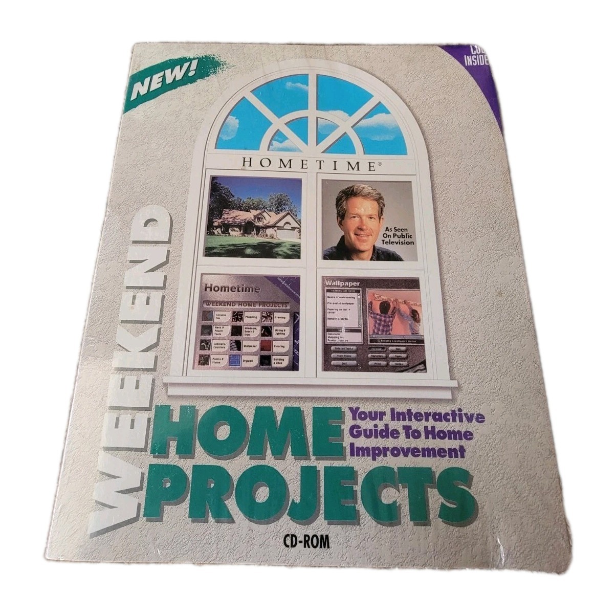 Hometime Weekend Home Projects CD-ROM 95  Improvement Windows 3.1 or later New 