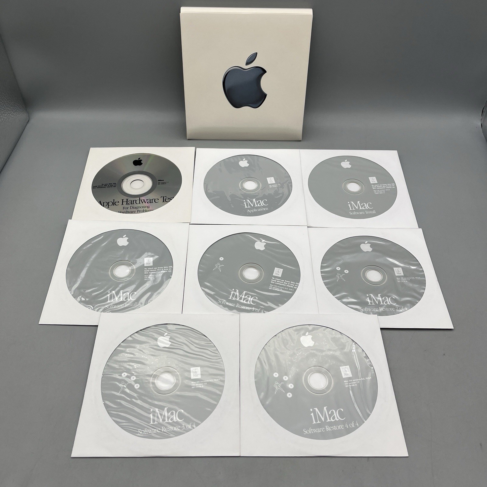 Apple iMac G3 Software Restore Install Media Set 8 Discs OS 9 / OS X  600-9396-A