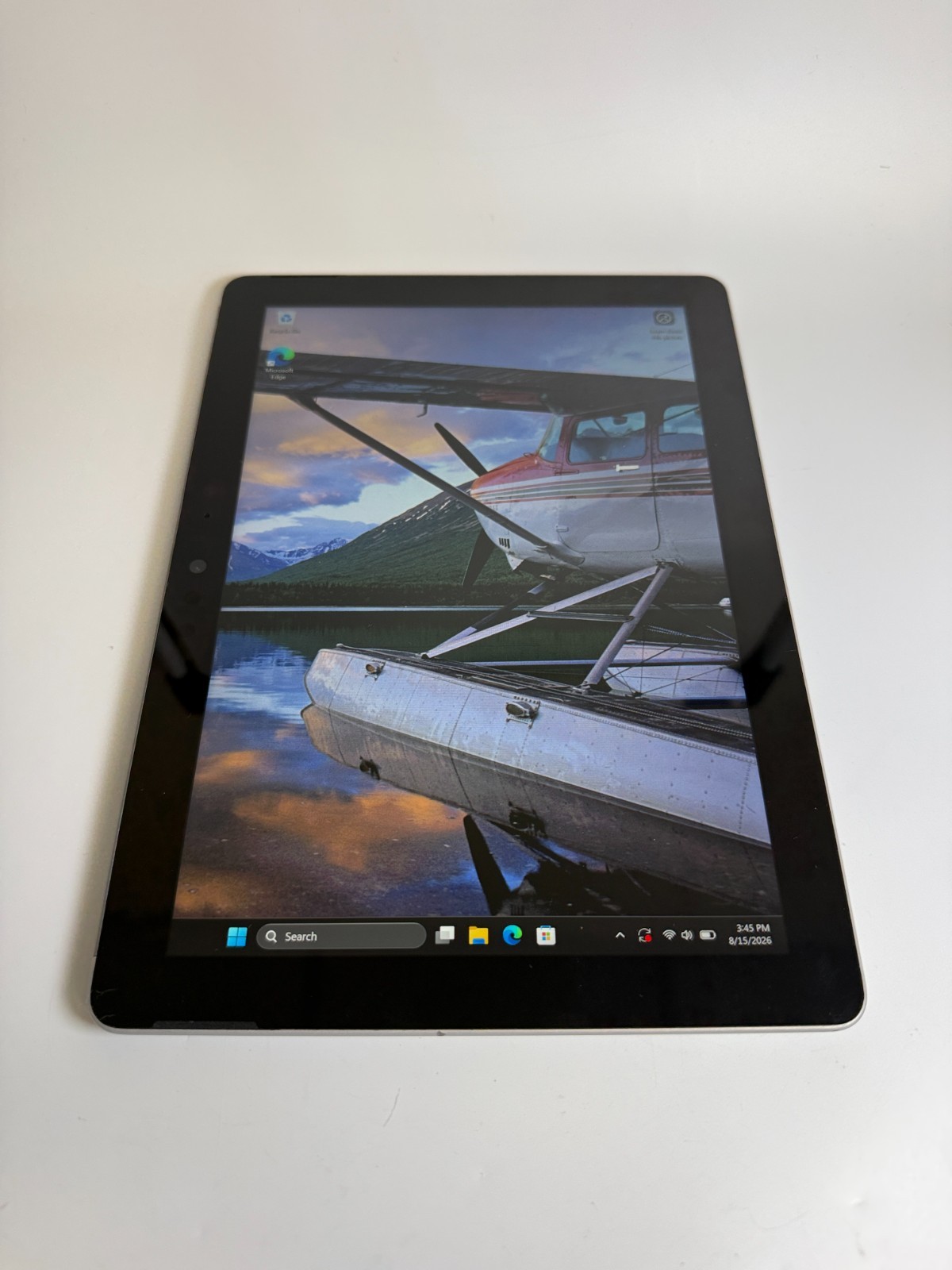 Microsoft Surface Go (1st Gen) 128GB Platinum Good - Please Read - Clean IMEI