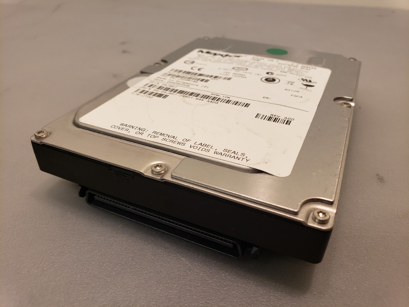 Maxtor Dell Atlas 0XJ657 3.5" 73GB 10K Ultra320 SCSI Hard Drive HDD Tested