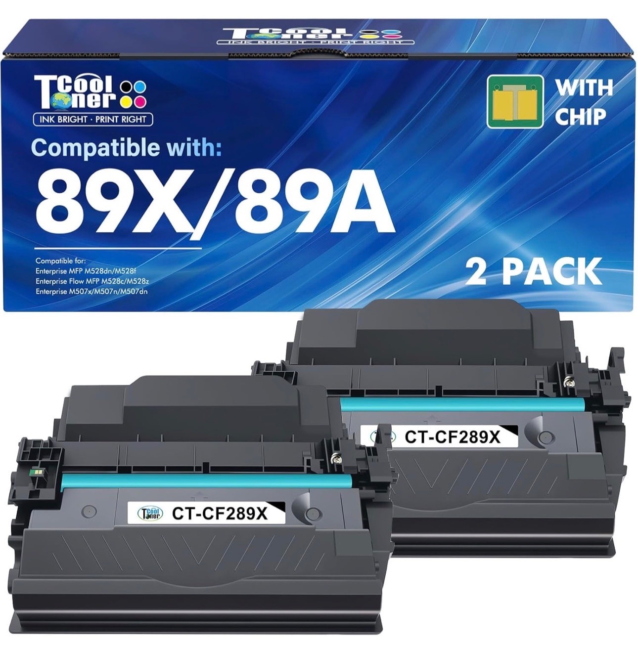 89X 89A Black Toner Cartridge for HP LaserJet Enterprise M507 M507n M507dn M507x
