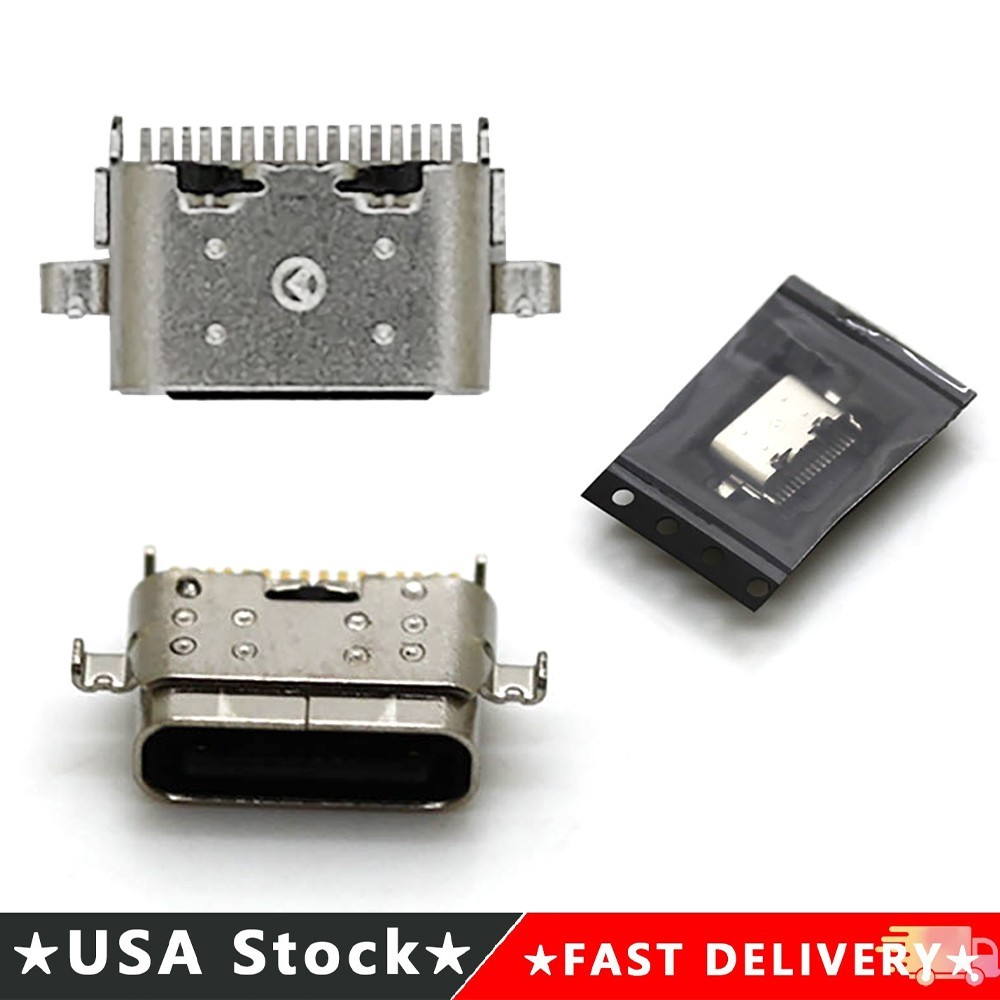 1-10X Typr-C USB Charging Port Dock Connector Part For T-Mobile Revvl Tab 5G USA