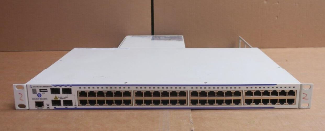 Alcatel-Lucent OmniSwitch OS6850E-P48X 46x 1GbE PoE 2x SFP/RJ45 2x SFP+ Switch