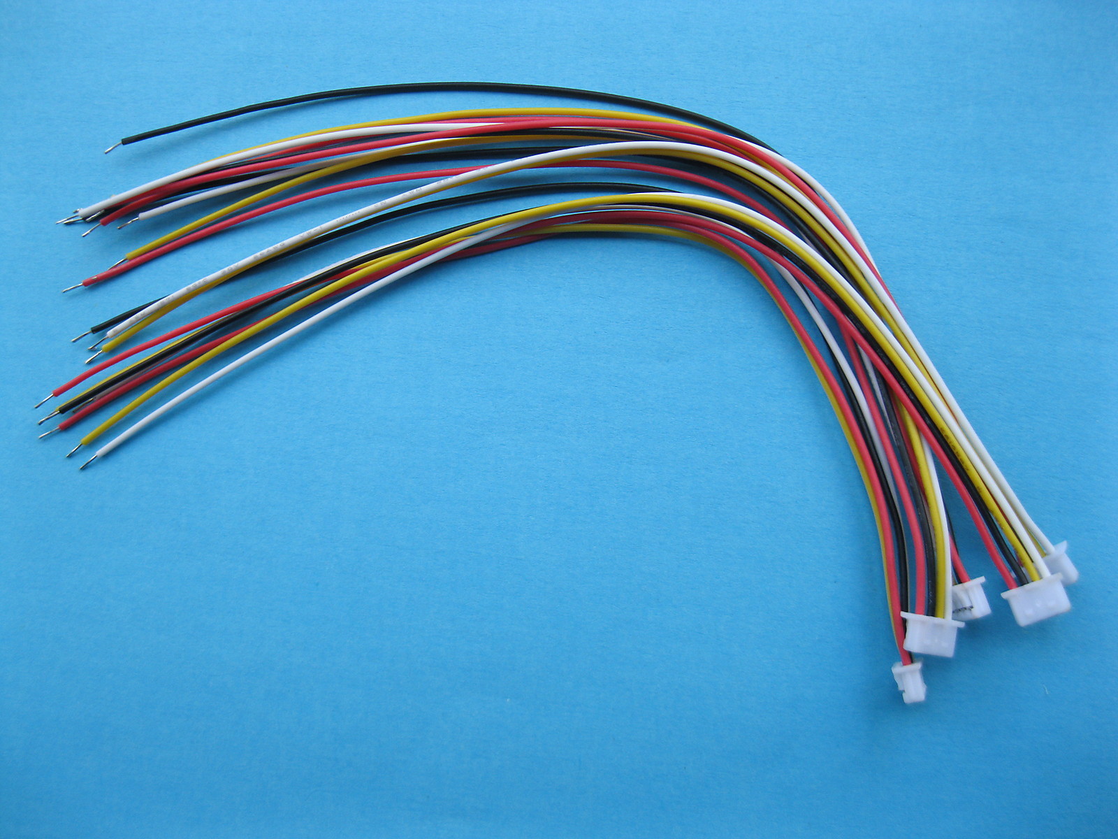 60 pcs 1.25mm 4Pin Female Polarized Connector w/ 28AWG 5.9inch 150mm Leads Cable