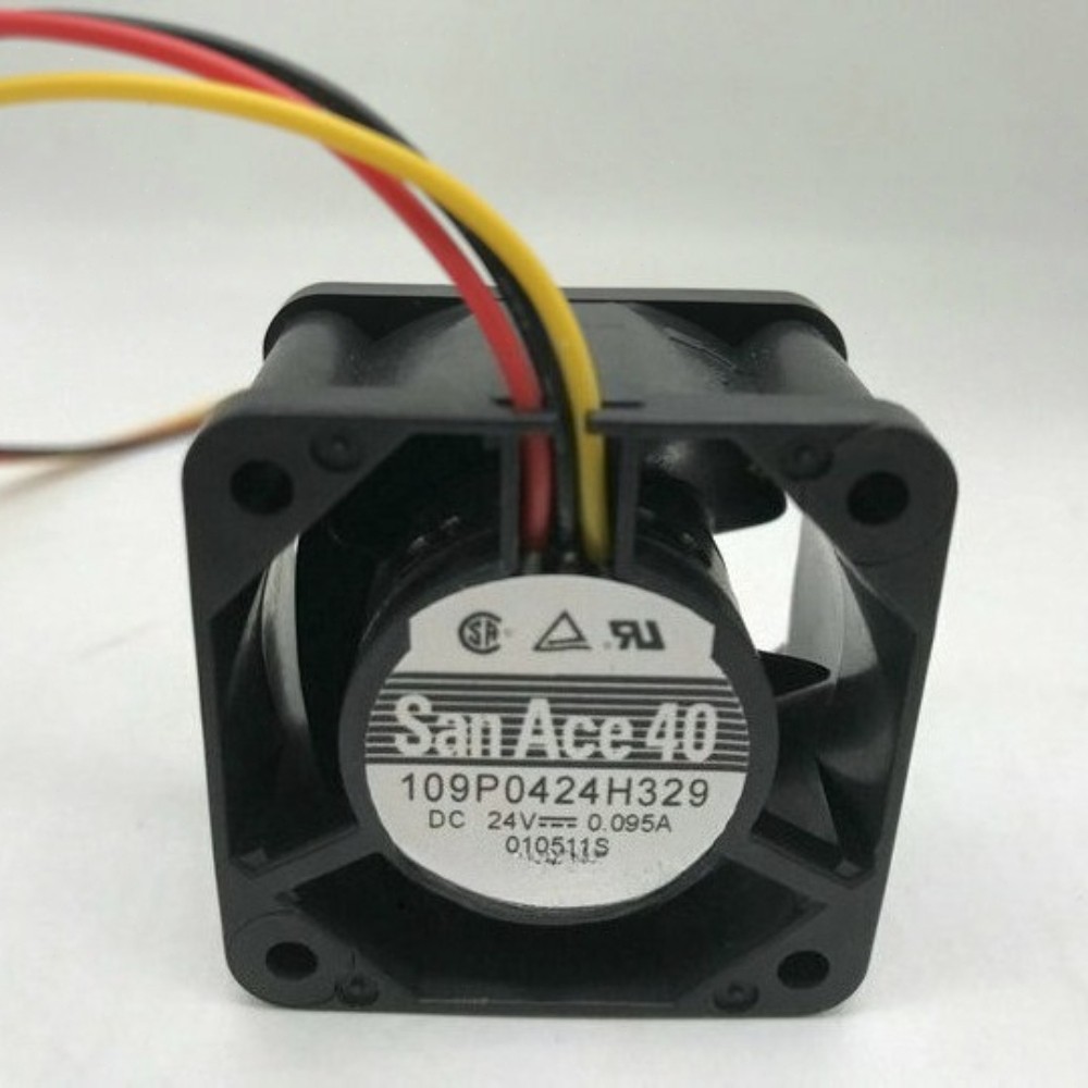 2pcs San Ace 40 109P0424H329 24V 0.095A equipment inverter fan 4028
