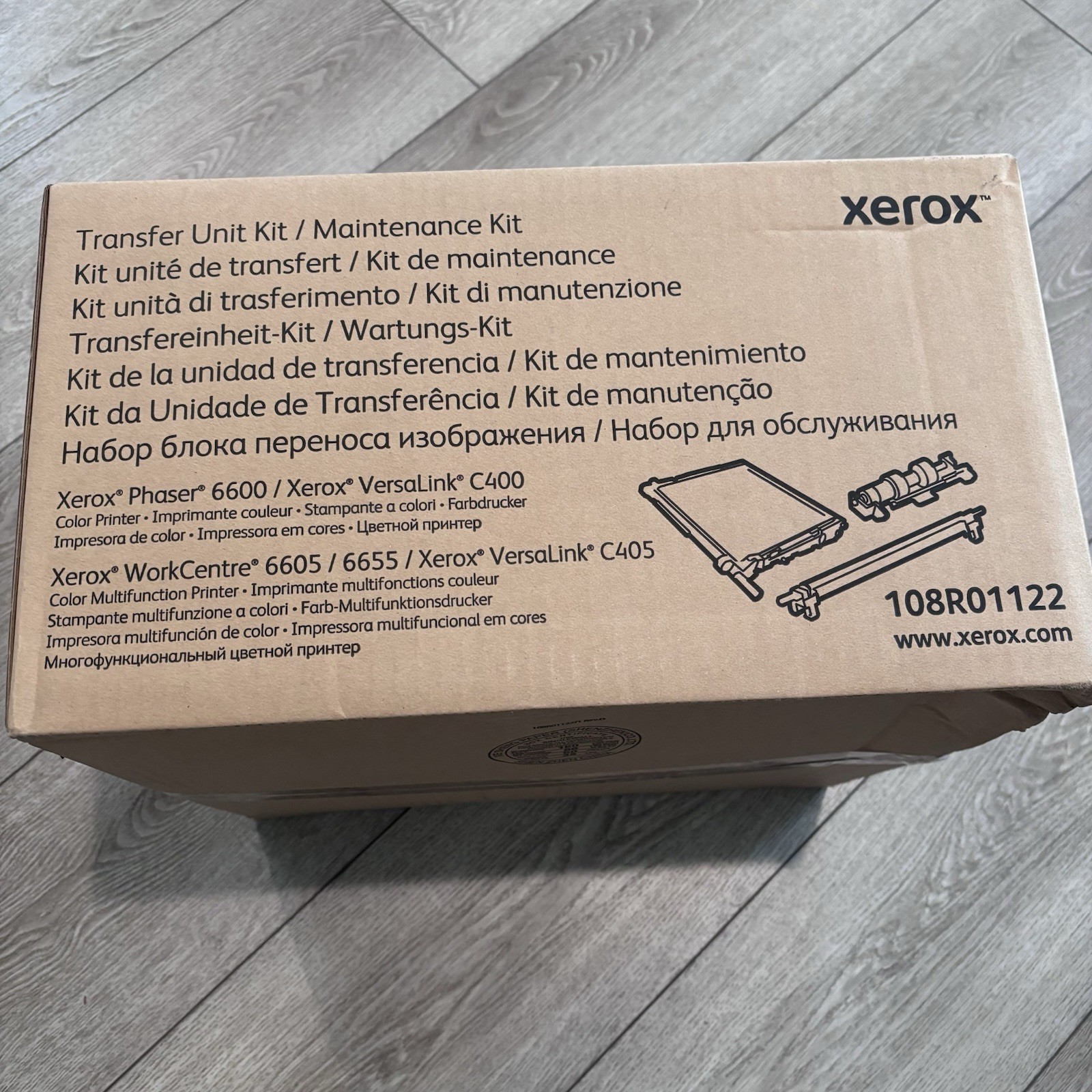 Xerox 108R01122 Transfer Unit Maintenance Kit New Genuine Factory Sealed Box
