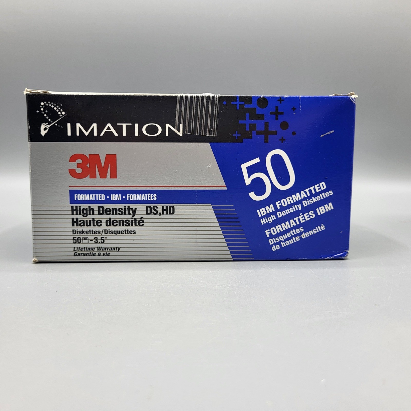 Imation 3M Floppy Diskettes IBM 42 Pcs 3.5 Inch 1.44MB DS HD 44797 Black
