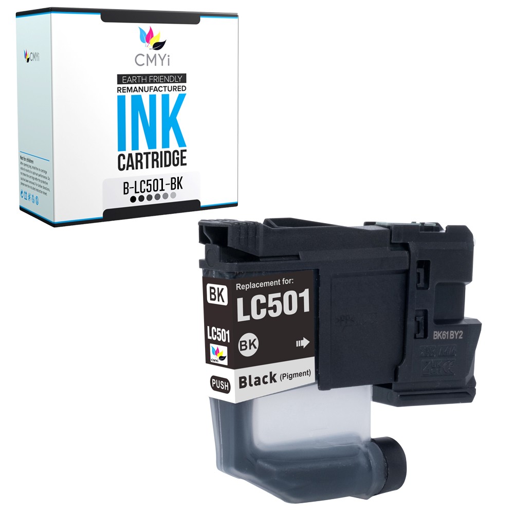1PK Compatible CMYi LC501 Black Ink Cartridge fits Brother MFC-J1260DW, J1360DW