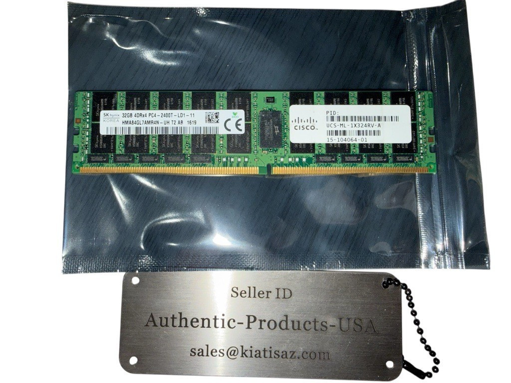 Cisco 1x 32GB 4Rx4 4DRx4 PC4-2400T-LD1 ECC DDR4 RAM Memory UCS-MR-1X324RV-A