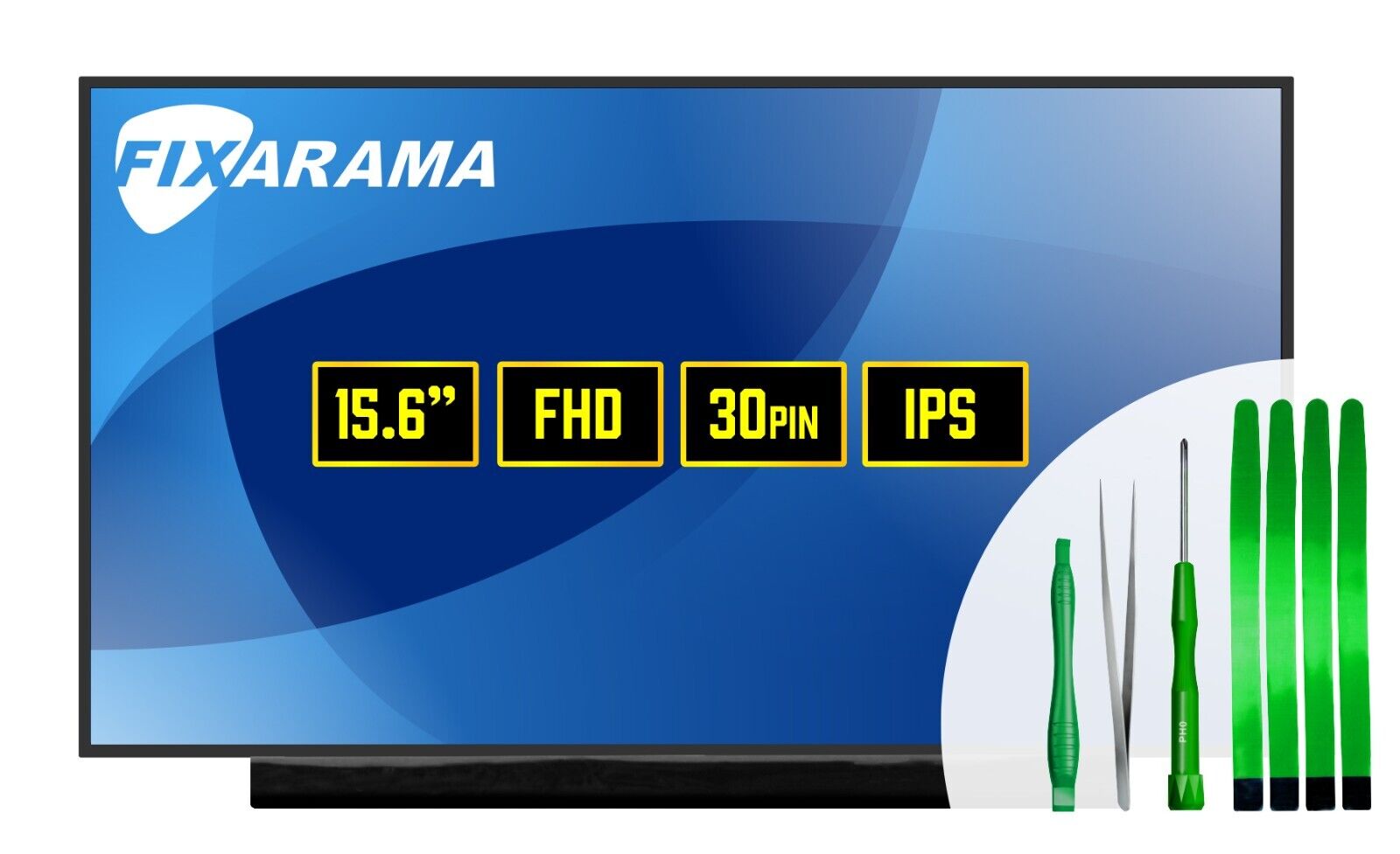 AUO B156HAN02.3 FHD 30pin IPS NON-Touch LCD Screen + Tools GRADE A+ FIXARAMA