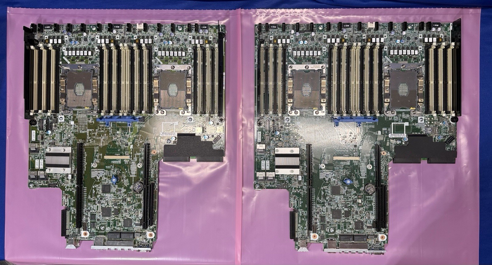 HPE ProLiant DL380 Gen 10 Motherboard 809455-001 Lot of 2 No CPU/RAM -Powered On