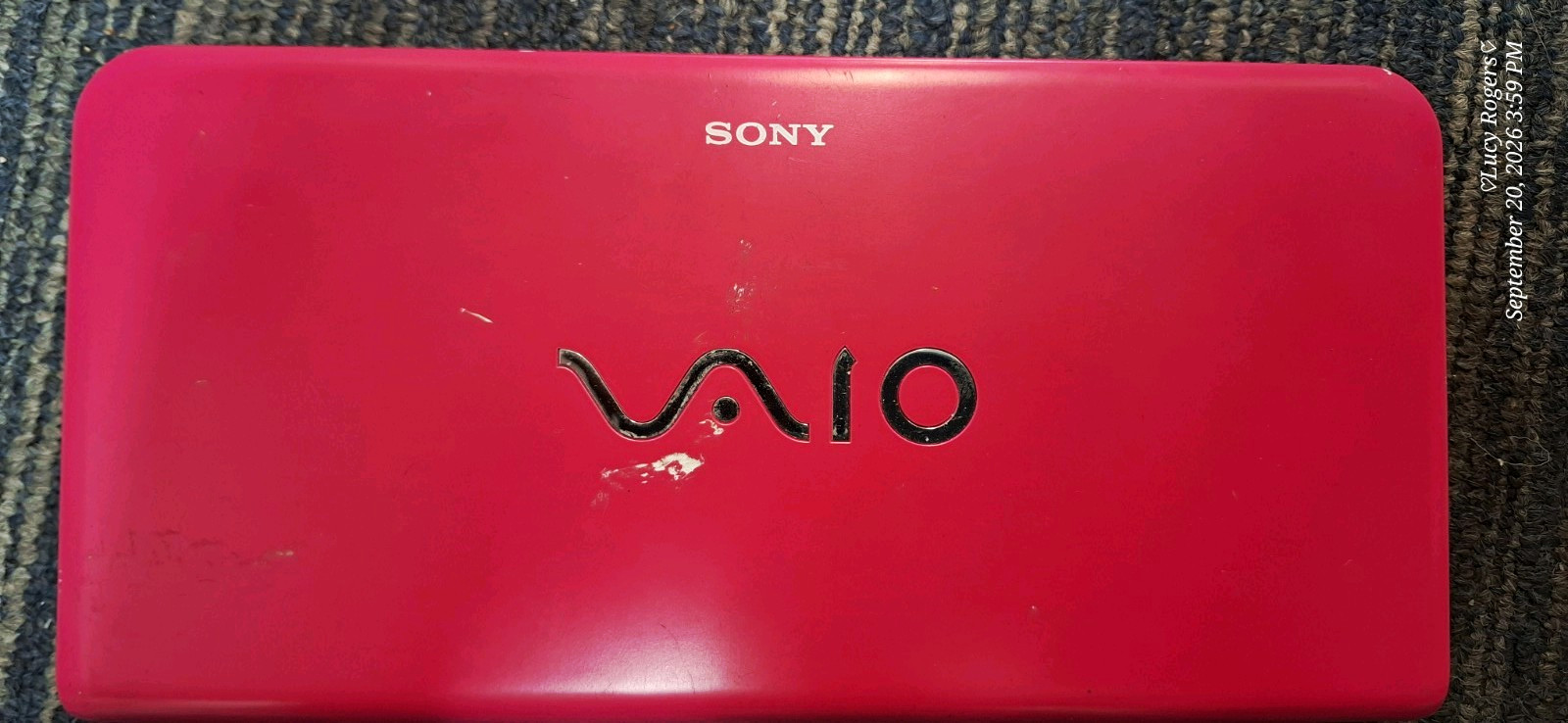 RARE Sony VAIO P Series VPCP119KJ Charger INCLUDED Free Priority Shipping