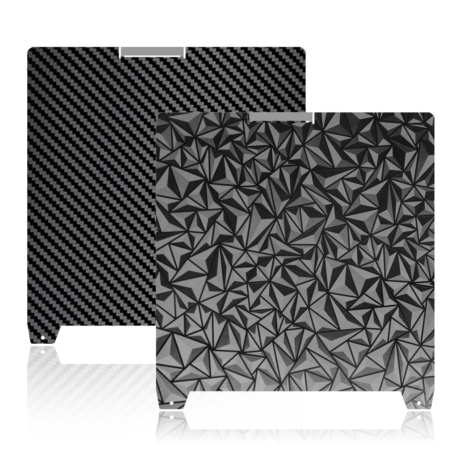 for Creatily K2 Plus Build Plate 370x370mm Double Large diamond + carbon fiber