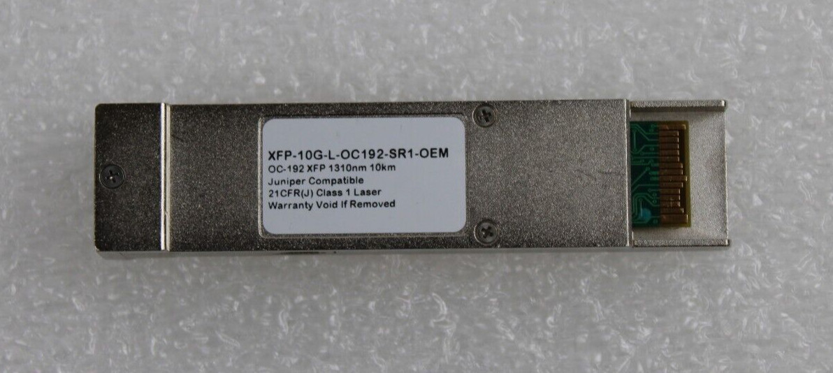 Juniper compatible XFP-10G-L-OC192-SR1-OEM OC-192 XFP 1310nm 10km SFP Module