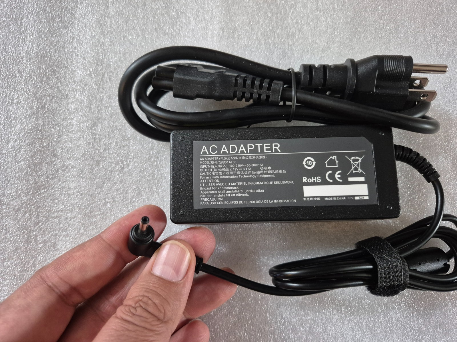 Charger for ACEMAGIC LX16 PRO Laptop [19V/3.42A 3.5×1.35mm 65W AC Adapter]