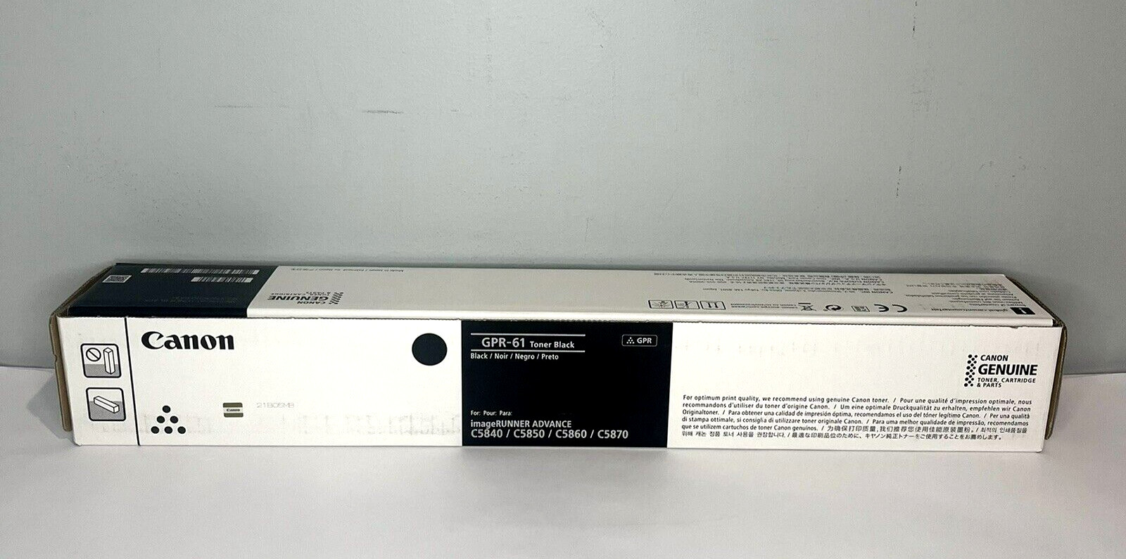Canon GPR-61 Black 3763C003AA High Yield Genuine Toner Cartridge DX C5840i NEW