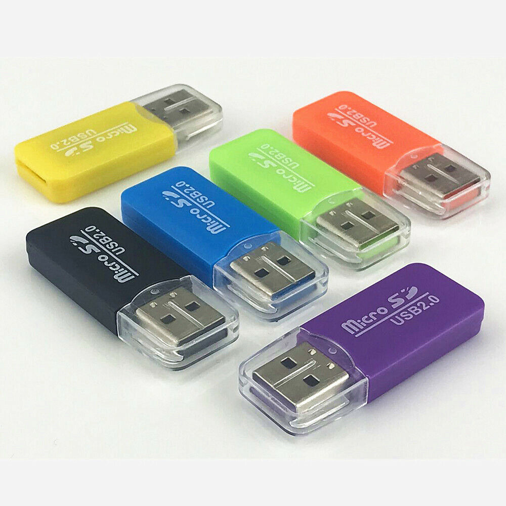 100pcs USB 2.0 Card Reader for Micro SD Memory TF Speed Adapter card Reader