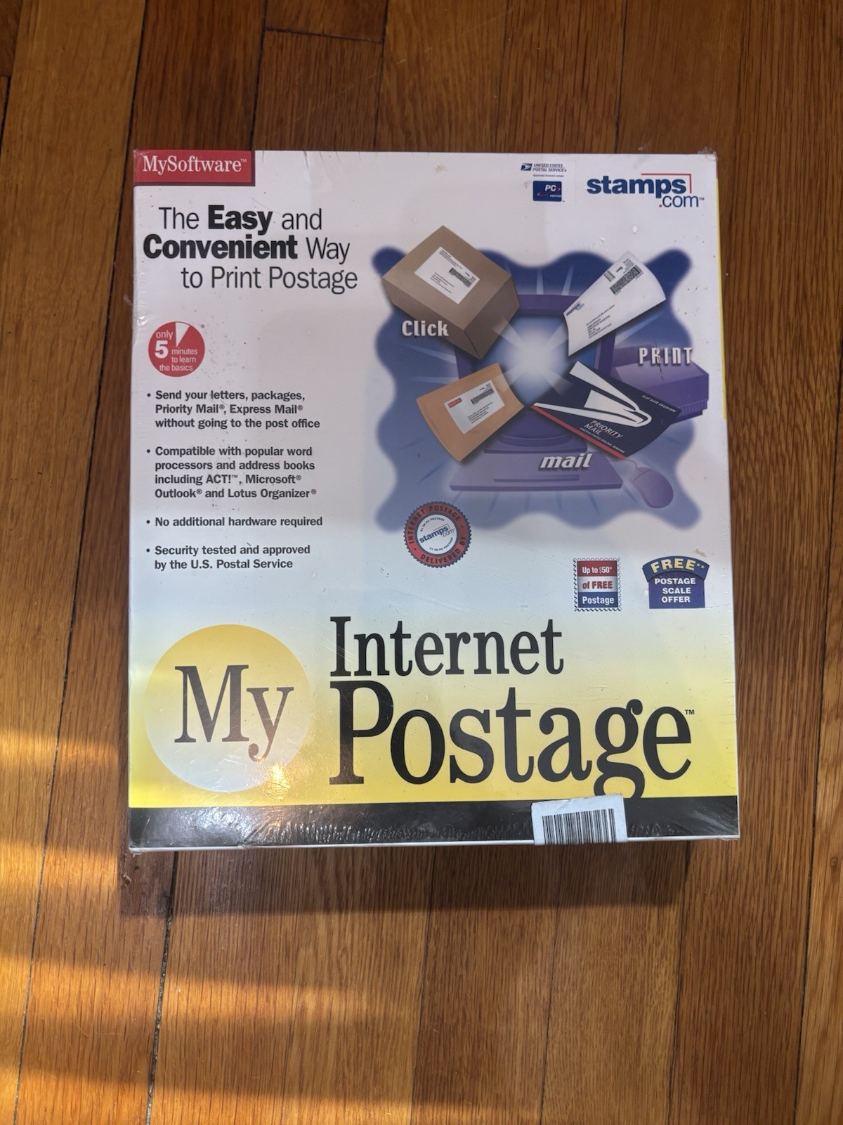 MySoftware My Internet Postage Stamps.com Software