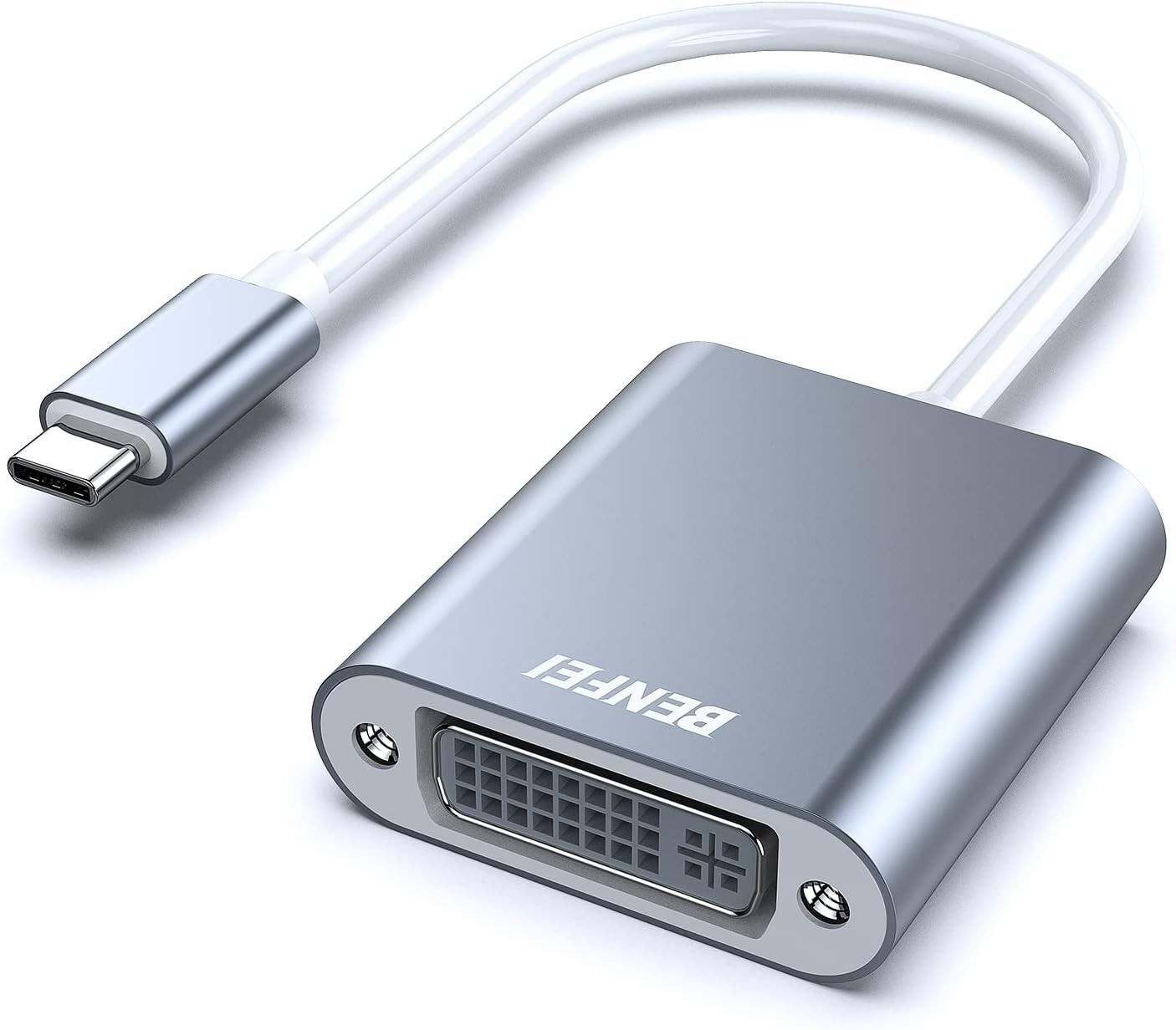 BENFEI USB C to DVI Adapter, Type-C to DVI Adapter [Thunderbolt 3/4 Compatible]