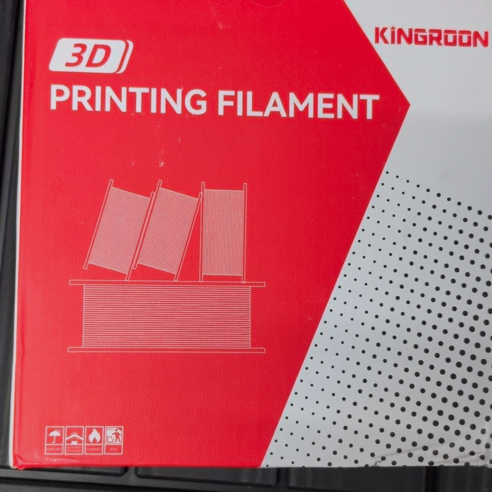 KINGROON PETG Basic 3D Printer Filament 1.75mm Black NPETG087