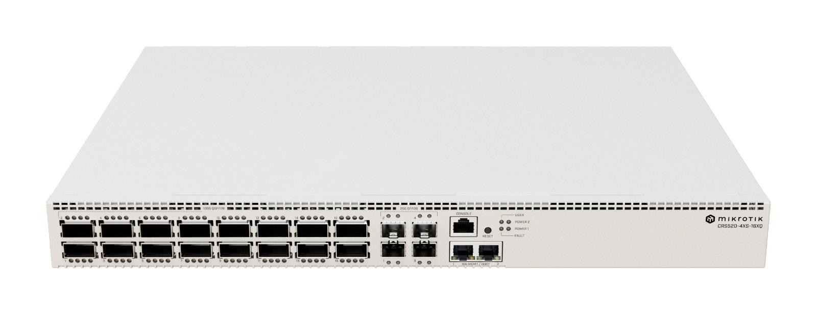 Mikrotik CRS520-4XS-16XQ-RM Managed Switch 16×QSFP28 4×SFP28 New Sealed