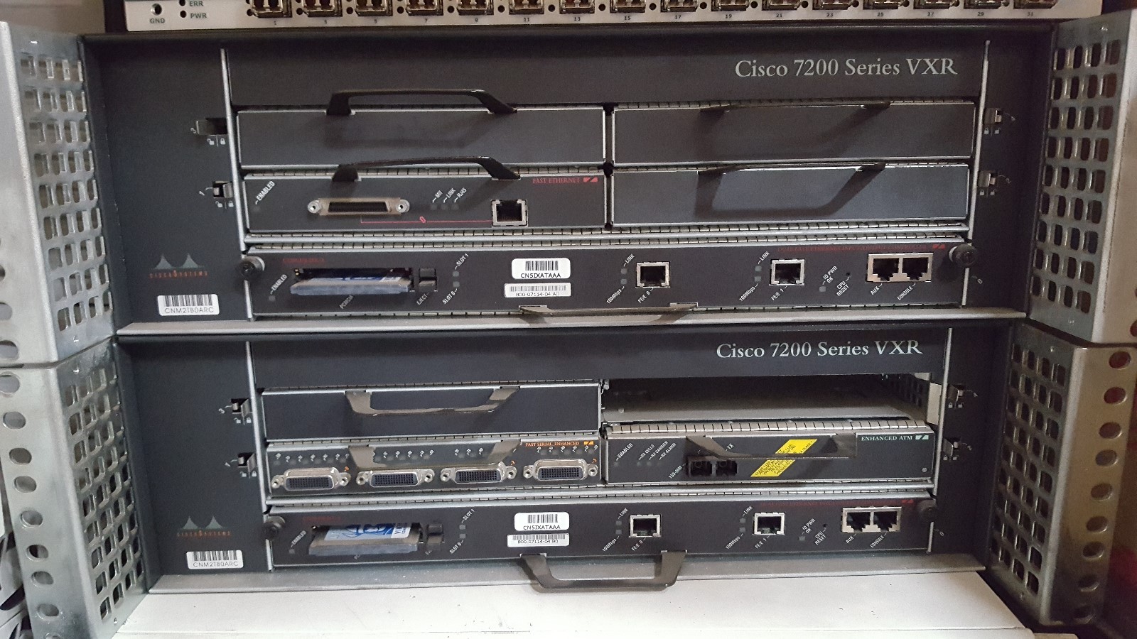 CISCO 7200 SERIES VXR CNM2TB0ARC WITH 800-07114-04, 800-02691-02, 800-08136-09