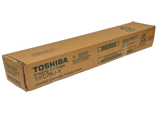 Genuine Toshiba TFC75UY Yellow Toner - Factory Sealed