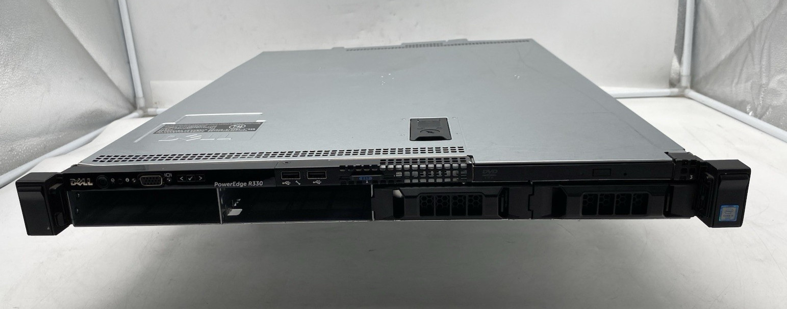 Dell PowerEdge R330 i3-6100 3.70GHz 16GB RAM PERC H330 2x 350W PSU NO HDD
