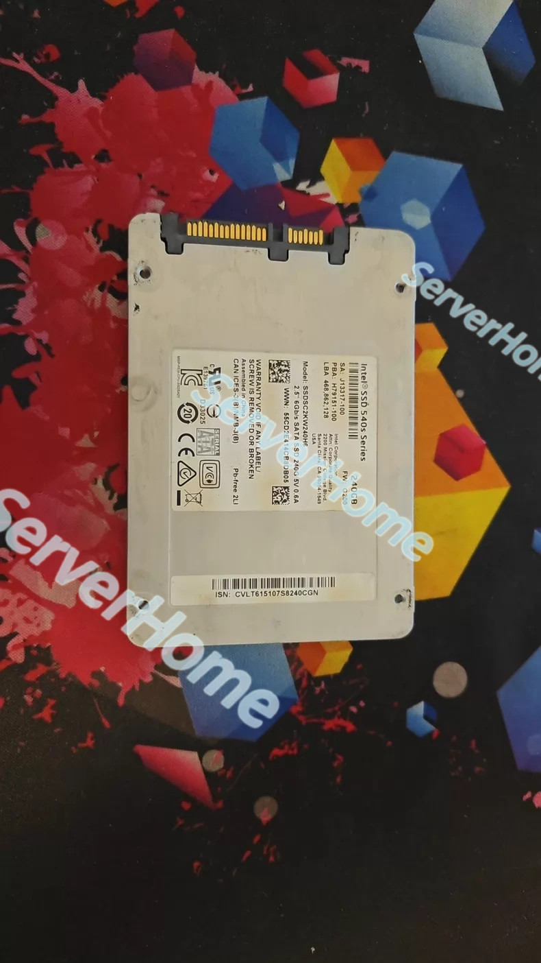1 Pcs Used Intel 540S 240GB Solid State Drive