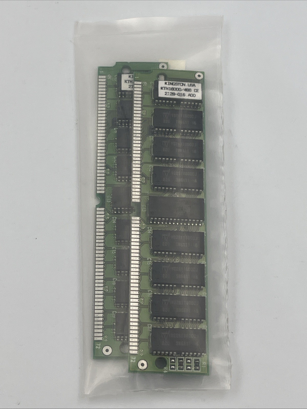 Kingston KTH16000/486 16MB Parity 72-Pin SIMM Pair Sealed Vintage