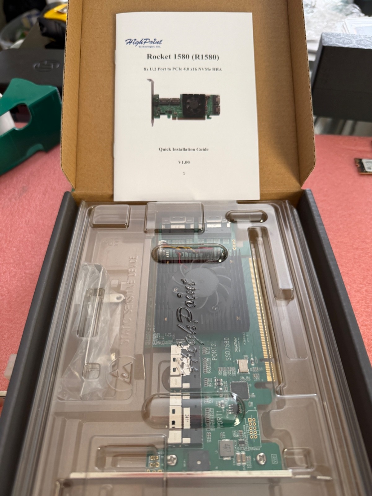 HighPoint Rocket 1580 NVMe 8-Port