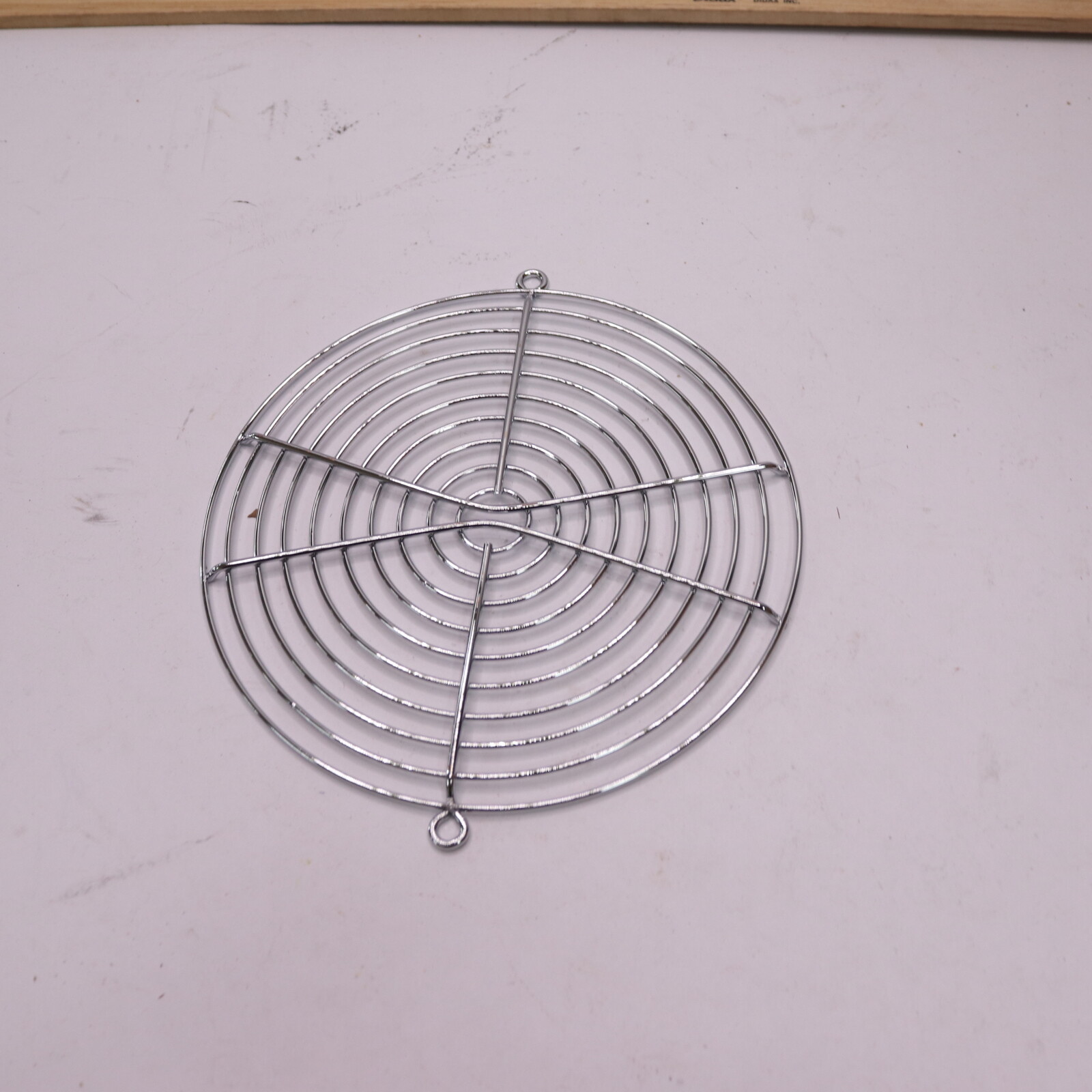 Fan Finger Guard Round Steel Silver 6-1/16" 8455