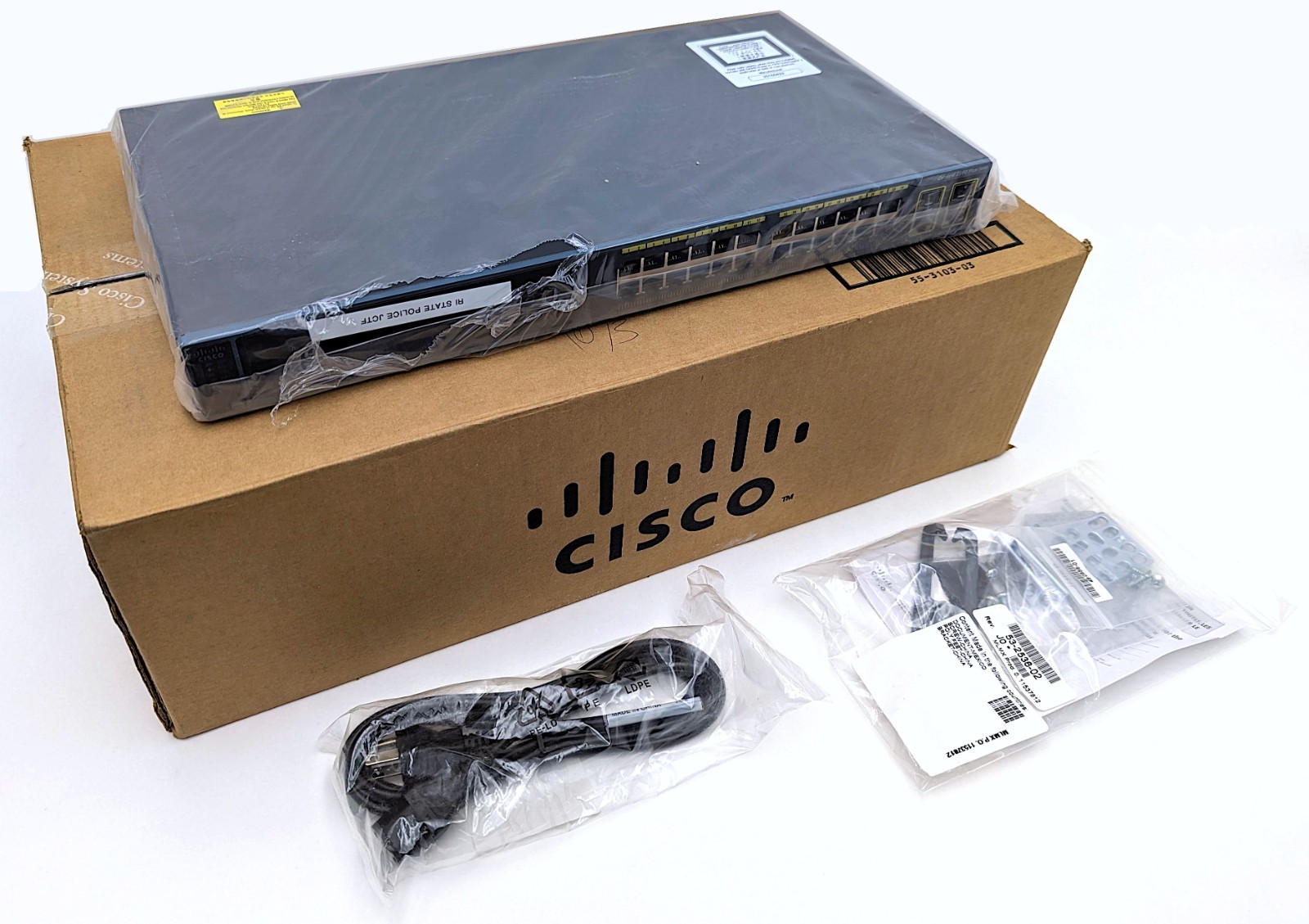 Cisco Catalyst 2960 Plus Series WS-C2960+24TC-L 24-Port 10/100 1U Switch - NOB