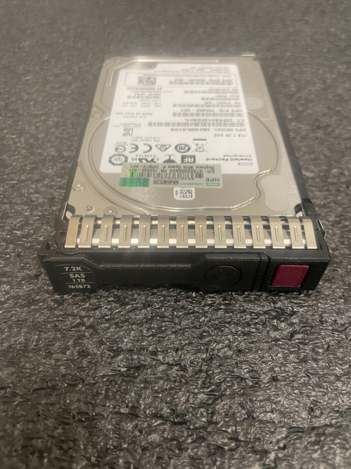 765464-B21 HPE 1TB 7.2K SAS 12Gbps SC 2.5” HDD 765452-001 765470-001 765872-001