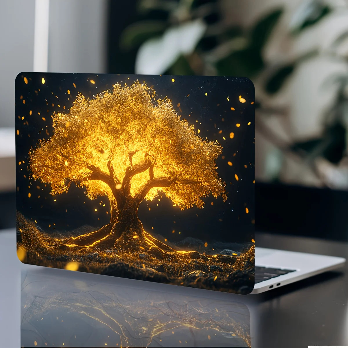 Vinyl Laptop Case Tree Sticker 2 Pieces Scratch Resistant Art Case for Notebooks