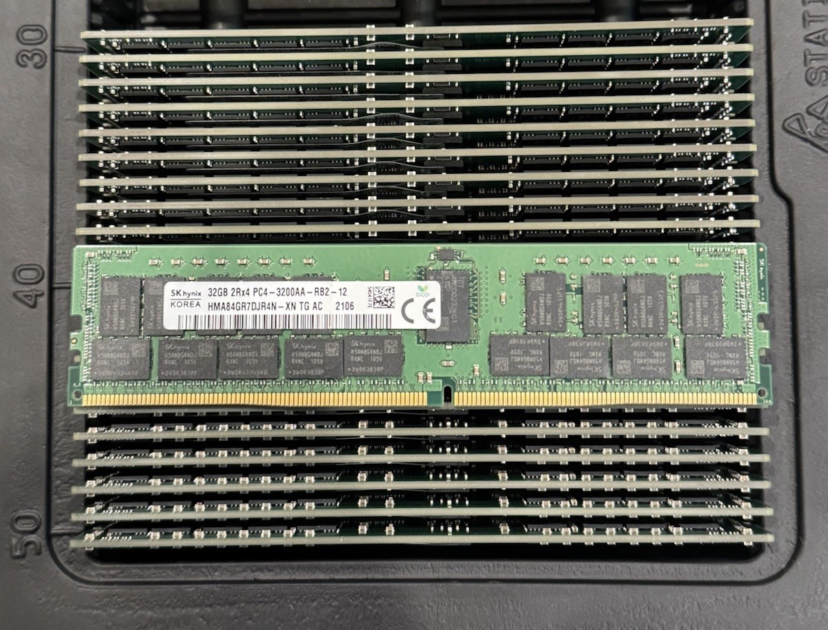 ✅ SK Hynix 32GB DDR4-3200 PC4-3200AA 2Rx4 RDIMM Server RAM HMA84GR7DJR4N-XN