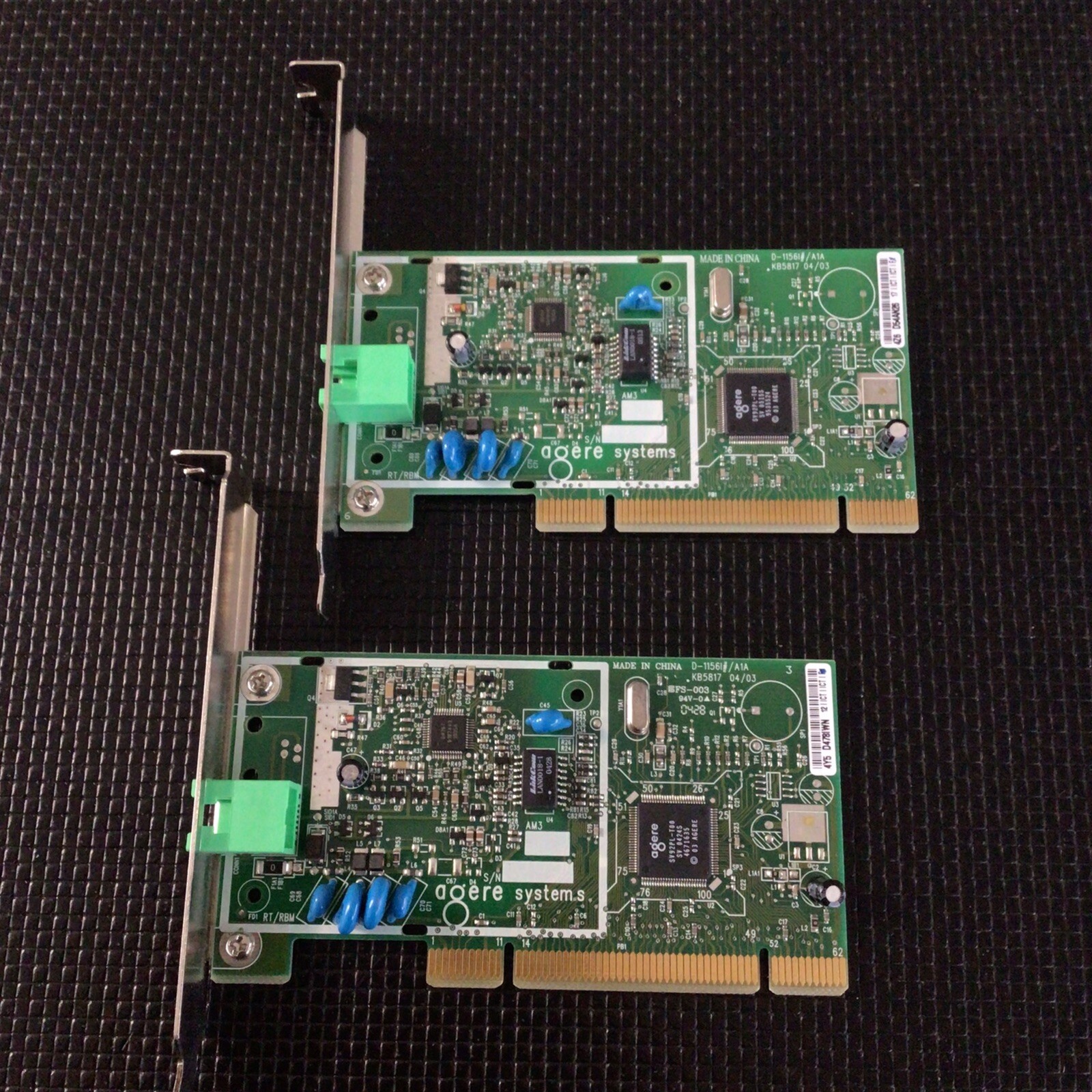 2X Compaq SR1230NX HP Pavilion a706n 5187-5216 Agere Systems 56k V.92 Modem PCI