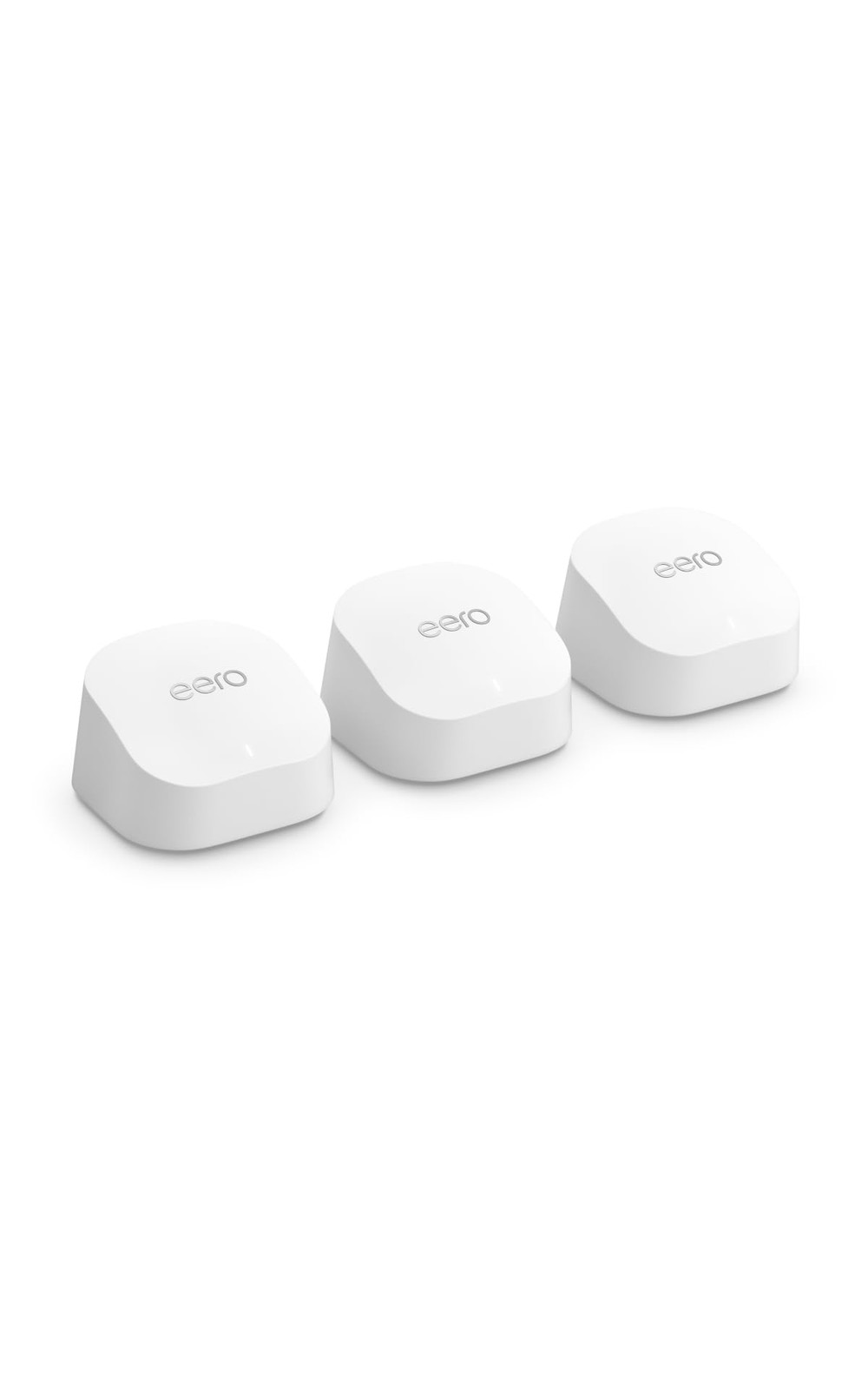 Amazon eero 6+ mesh wifi system - Supports internet plans up to a Gigabit, Co...