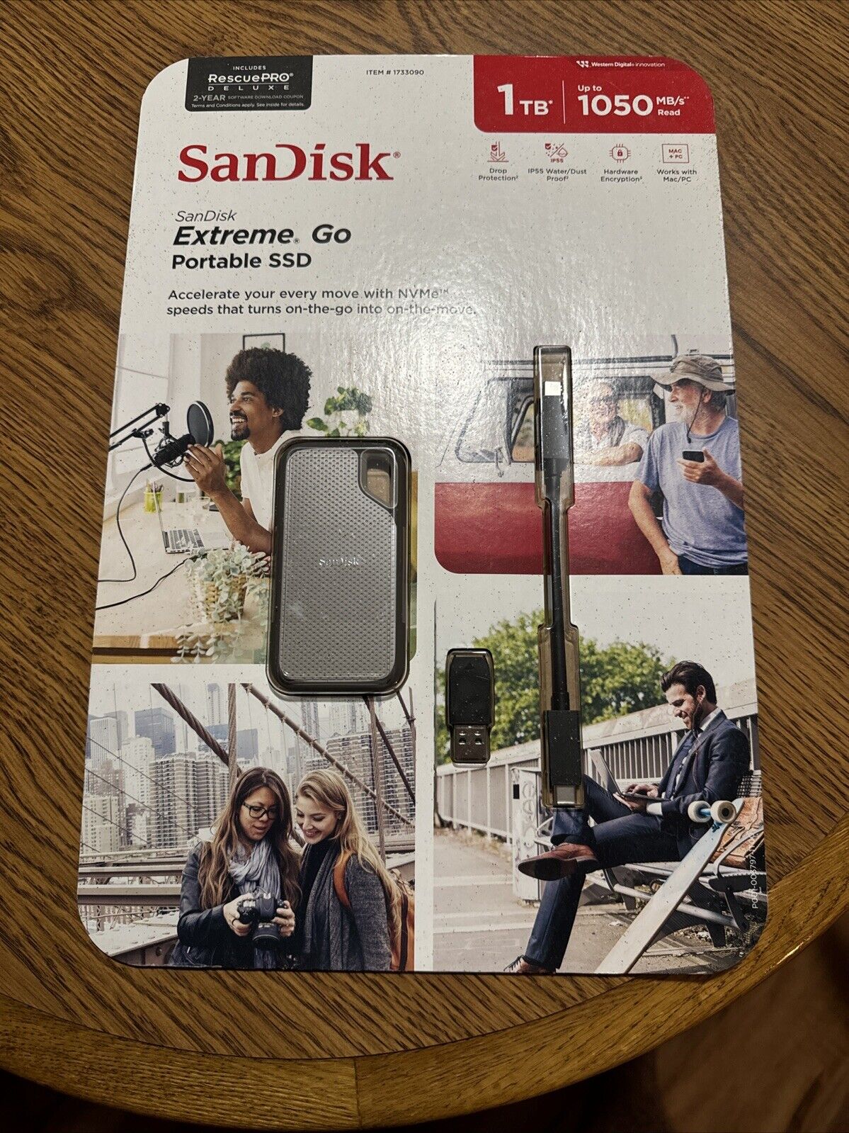 *NEW* SanDisk 1TB Extreme Go SSD, SDSSDE50-1T00-AC