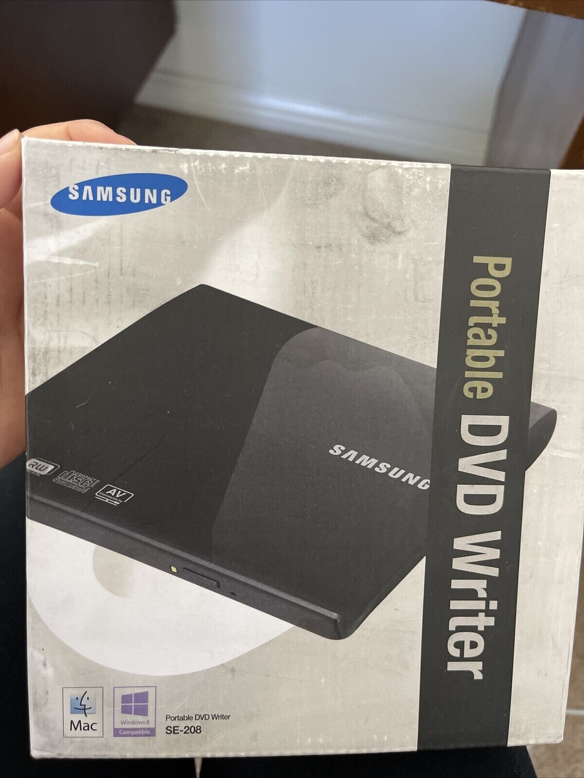 NEW Samsung Portable DVD Writer Model SE-208DB