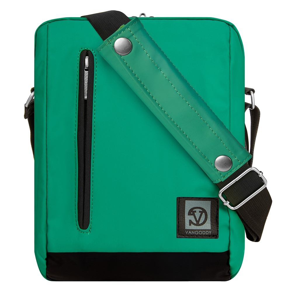 Lemon Green Crossbody Messenger Bag Sleek 10 inch Tablet Carry, Professional