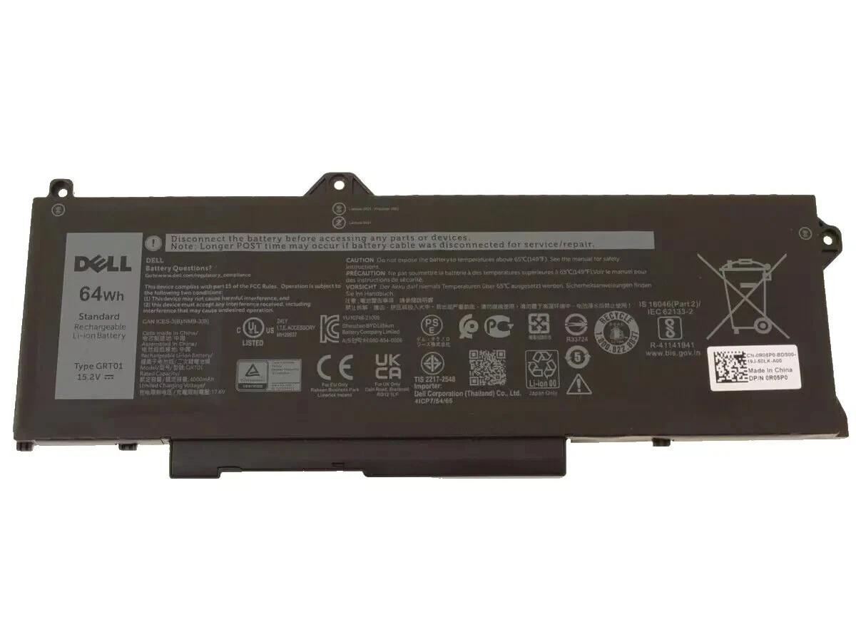 Genuine Dell Latitude 5421 5431 5521 Precision 3561 3571 3470 64WH GRT01 Battery